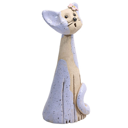 Mr & Mrs Cat with Bow Tie and Flower